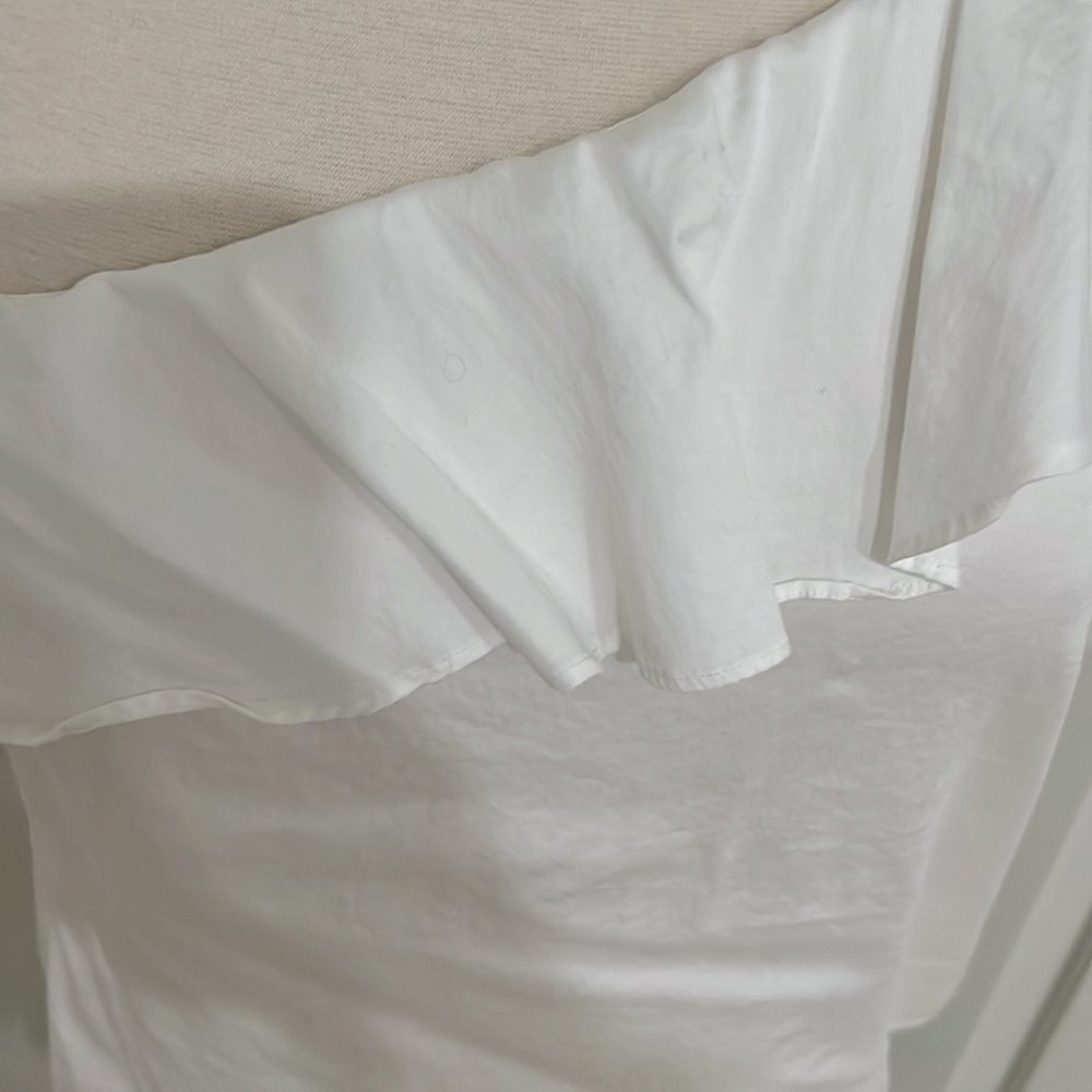 AG one shoulder ruffle top - Picture 2 of 5